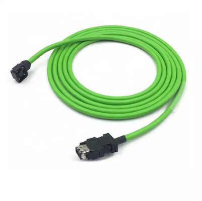 IP67 M23 19 Pin Encoder Cable For Servo Motor Brass Nickel Plated