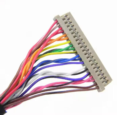 DF13-30DS-1.25C to DF14-20S-1.25C Custom Lvds Cable Assembly for Lcd Panel 20pin 30pin 40pin 50pin 60pin