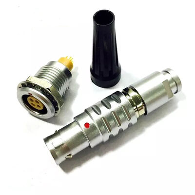 Medical Application Push Pull Electrical Connectors 4P 5P 12P