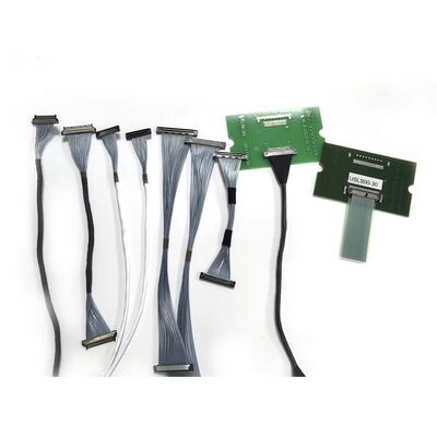 0.4mm Pitch 42 AWG Micro Coaxial Wire Harness OEM/ODM with KEL USL20-20S Connector for LVDS EDP Industrial Display Cable