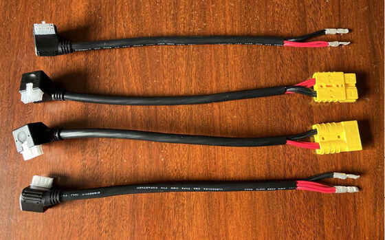 600V 50 Amp Battery Wire Harness 8AWG Forklift Battery Cables