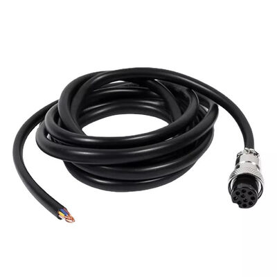 Waterproof Aviation Plug Robot Wiring Harness M12 Sensor Cable With Shielded