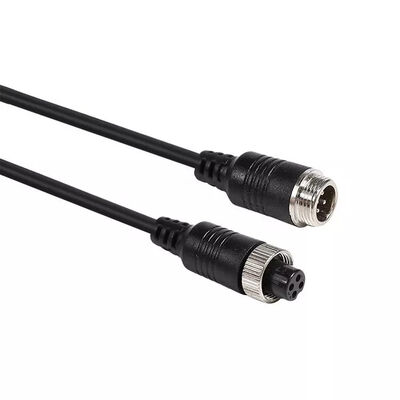 Nickel Plating Robot Wiring Harness M12 4 Pin Waterproof Cable Connector Cable OEM