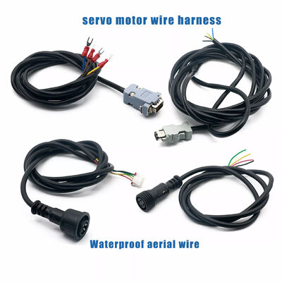 M8 M12 3 Pin 3 Core Robot Wiring Harness Male Female Connector Cable IP65