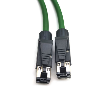 Servo Industrial Network Cable EtherCAT Bus High Flexibility Double Shielding Drag Chain Industrial Robot PLC Cable