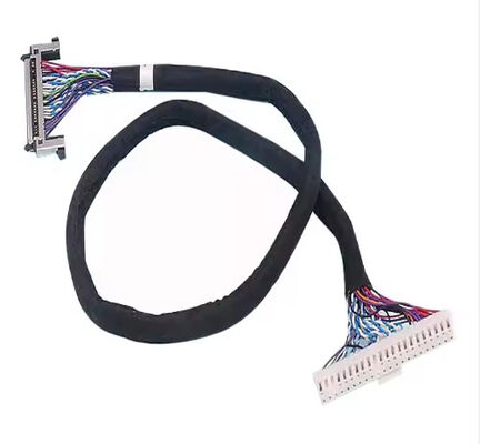 Industrial Automotive 2 Core Cable Custom Cable Assembly with 10×OD Bending Radius Factory