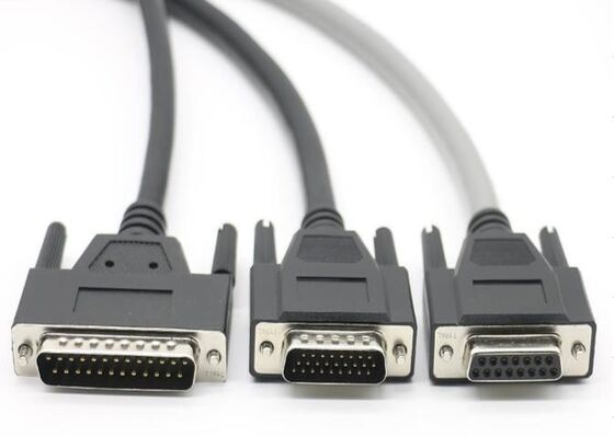 DB15 DB25 DB37 DB44 RS232 Extension Serial Cable Male To Female