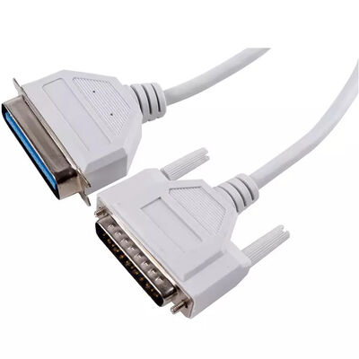 PVC Pure Copper VGA Male To Female Printer Cable 36P Male To Db 25P