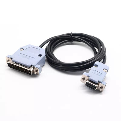 Modular Housing 1.8M RS232 Communication Cables DB9 Female To DB25 Male