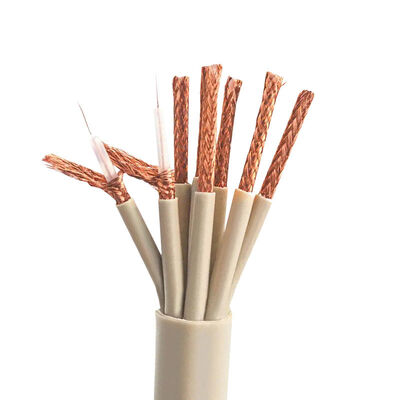 UL/CCC Certified 1m/5m Flexible Coaxial Cable BNC Connectors Indoor/Outdoor Audio Communication PVC Jacket Pure Copper Conductor