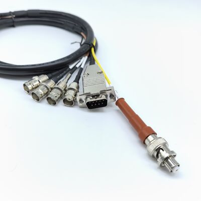 Custom Coaxial Wire Harness With Superior Shielding And Low Signal Loss, Ideal For Industrial Automation, Aerospace, And High-Definition Video Applications