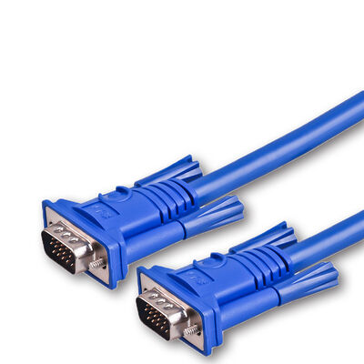 Custom Cable Design  Factory Computer Monitor Projector Video HD VGA Cable Desktop PC Display Screen VGA Connection Cable Wire Harness Manufacturer