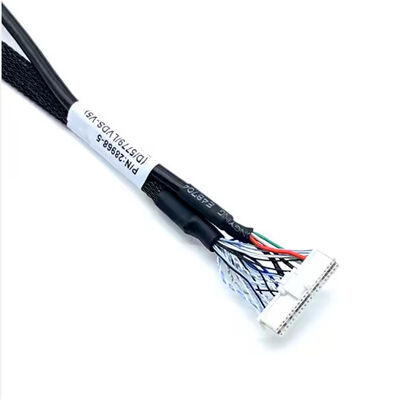 Custom LVDs Wire Harness Electronic Connector LCD Cable/LVDs Cable Assembly For Display Panel