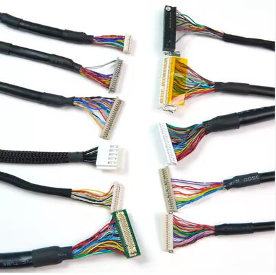 DF13-30DS-1.25C to DF14-20S-1.25C Custom Lvds Cable Assembly for Lcd Panel 20pin 30pin 40pin 50pin 60pin