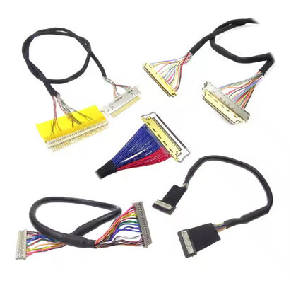 DF13-30DS-1.25C to DF14-20S-1.25C Custom Lvds Cable Assembly for Lcd Panel 20pin 30pin 40pin 50pin 60pin