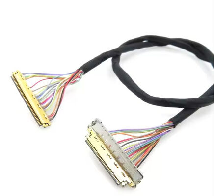 40 Pin 30 Pin EDP Cable I-pex Connector Custom Lvds Cables Assemblies For Lcd Panel Laptop Screen