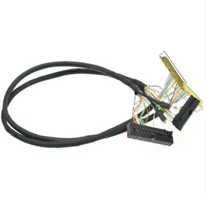 40 Pin 30 Pin EDP Cable I-pex Connector Custom Lvds Cables Assemblies For Lcd Panel Laptop Screen