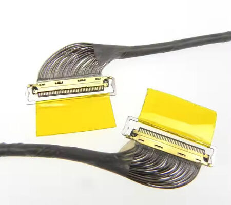 40 Pin 30 Pin EDP Cable I-pex Connector Custom Lvds Cables Assemblies For Lcd Panel Laptop Screen