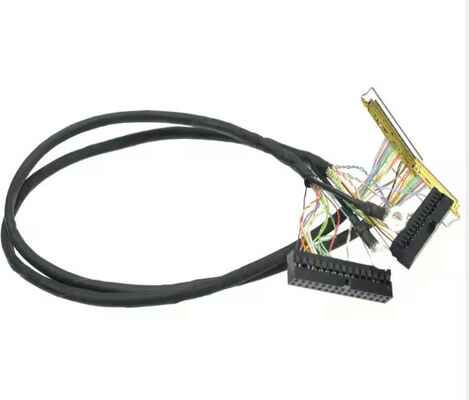 Custom IPEX-20445-050E 50 Pin Micro Coax LVDS Cable for 7" LCD Display