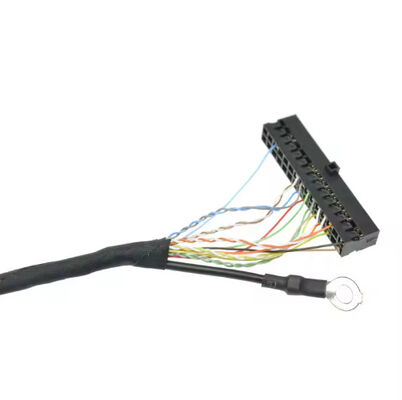 Custom IPEX-20445-050E 50 Pin Micro Coax LVDS Cable for 7" LCD Display
