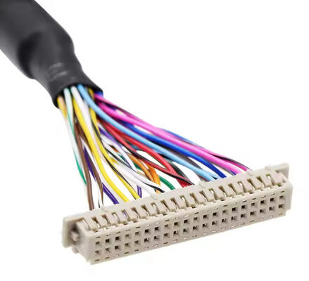 Electronic Molex 30 Pin To JAE 40pin LVDS CABLE For LCD Computer Printer Monitor Customized