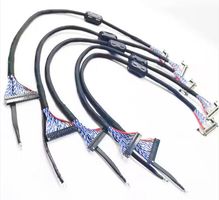 JAE LVDS Cable Supporting PET 100% Test LCD TV Cable For 32inch TV