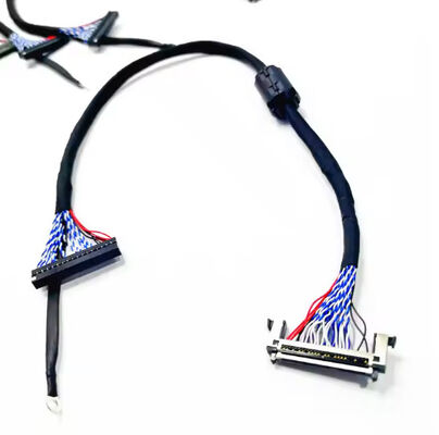 JAE LVDS Cable Supporting PET 100% Test LCD TV Cable For 32inch TV