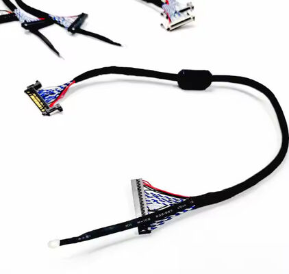 JAE LVDS Cable Supporting PET 100% Test LCD TV Cable For 32inch TV