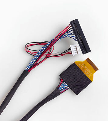 105C Rated Temperature Sturdy Copper LVDS Cable Resistant to Fire