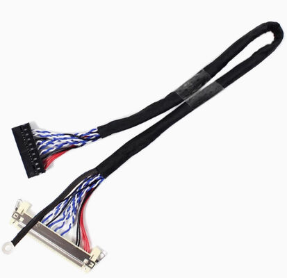 105C Rated Temperature Sturdy Copper LVDS Cable Resistant to Fire