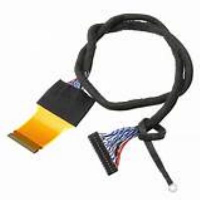 LVDS Black Low-Voltage Display Serial Cable with Copper Conductor Material and 105C Rated Temperature