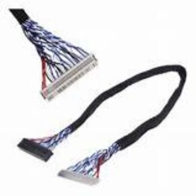 Copper Conductor Material Low-Voltage Display Serial Cable with Dielectric Strength ≥1000V/min and LVDS Connector Type