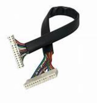 Black 300V Rated UL VW-1 Rated Shielded Low Voltage Display Serial Cable With AWG26-28 Wire