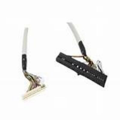 1-5m Black PVC LVDS Cable with 300V Rated Temperature 105C