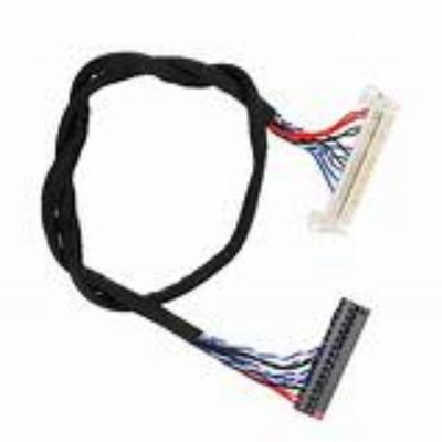 Black Low-Voltage Display Serial Cable 1-5m for Smooth Data Transmission