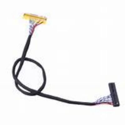 Black Low-Voltage Display Serial Cable 1-5m for Smooth Data Transmission