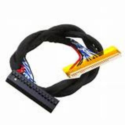 Industrial Automation LVDS Cable With Black Color And Insulation Resistance ≥1000MΩ