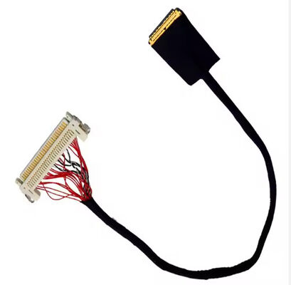 UL VW-1 Rated 300V 30 Pin Connector LVDS Cable Jacket with AWG26-28 Copper Conductor and Flammability Rating