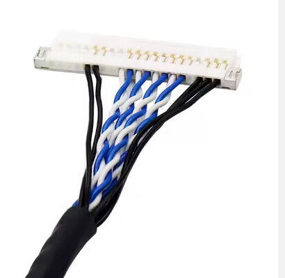 Speed Data Transfer Lvds Cable Assembly Customizable And Affordable For Your Business UL VW-1 Flammability Rated Black