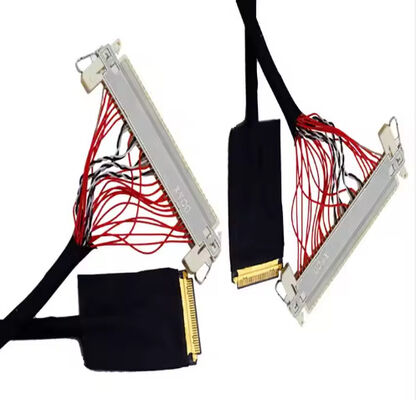 LVDS Cable Assembly Length Range 1-5m AWG26-28 Wire Gauge OEM/ODM Projects Customizable