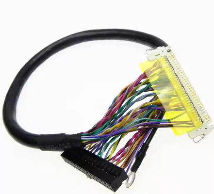 300V Rated LVDS Cable Assembly for Speed Data Transfer in Various Industries Length Range 1-5 Meters Customized Design