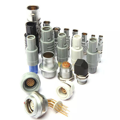 IP68 Medical Connectors Circular Aviation Plug 4 Pin Push Pull Connector