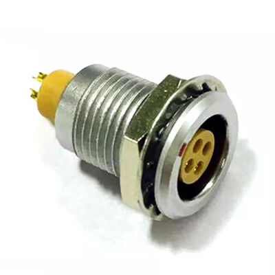 Medical Application Push Pull Electrical Connectors 4P 5P 12P