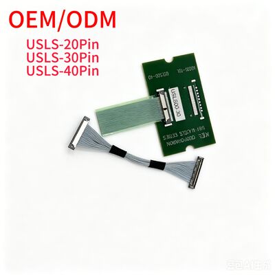 KEL USL20-20S 0.4mm Pitch 42 AWG Micro Coaxial Wire Harness OEM/ODM for Mini Precision Electronic Equipment Connection