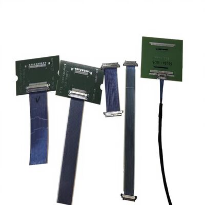 0.4mm Pitch 42 AWG Micro Coaxial Wire Harness OEM/ODM with KEL USL20-20S Connector for LVDS EDP Industrial Display Cable