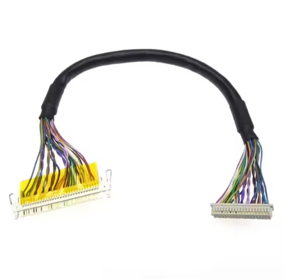 Custom LVDS Harness Adapter Cable Assembly with JST Connector 0.5mm Pitch 20-40 Pin LVDS Tinned Copper Conductor