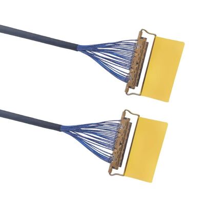 Custom LVDS Harness Adapter Cable Assembly with JST Connector 0.5mm Pitch 20-40 Pin LVDS Tinned Copper Conductor