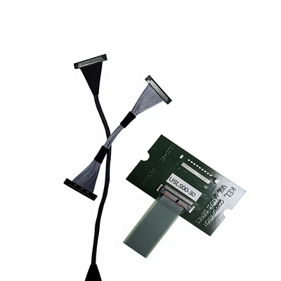 USLS20-30-010-B 30-Pin 0.4mm Pitch Micro Coaxial Cable, LVDS MIPI High-Speed Transmission Custom Cable Wire Assembly