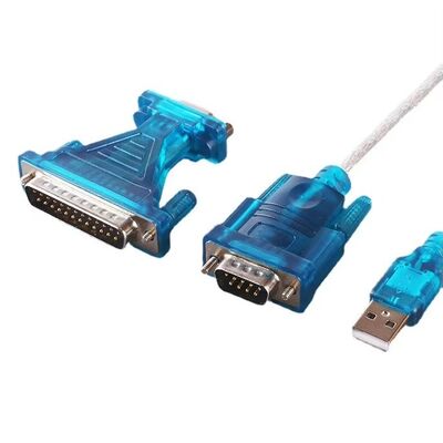 Customizable Length 0.8m 1m 1.5m USB to RS232 DB9 Cable  Serial COM Port Adapter Custom Cable for Industrial PLC CNC Scanner